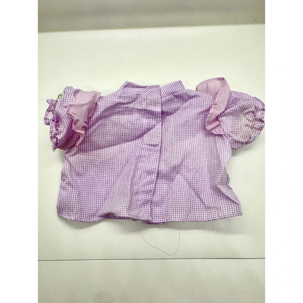 Vintage Cabbage Patch Kids Doll Clothes Lot 1980s Coleco Gingham‎ Gold Vest 3pc